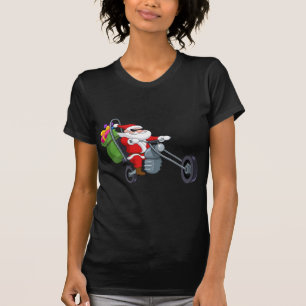 T-shirts motociclista santa claus