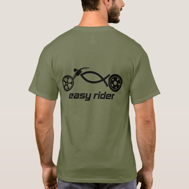T-shirts Motociclistas cristãos (Verso)
