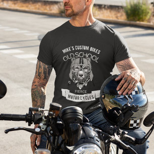 T-shirts Motociclos de azar da velha escola