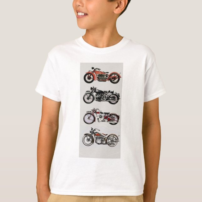 T-SHIRTS MOTOCICLOS DE VINTAGEM (Frente)