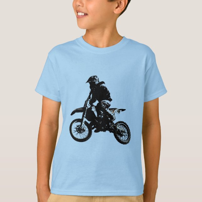 T-shirts Motocross motocicleta (Frente)
