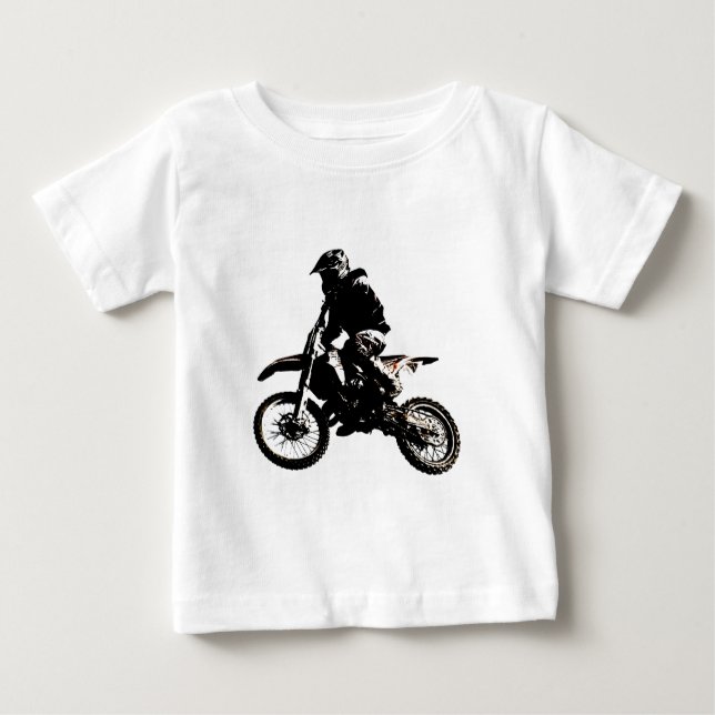 T-shirts Motocross motocicleta (Frente)