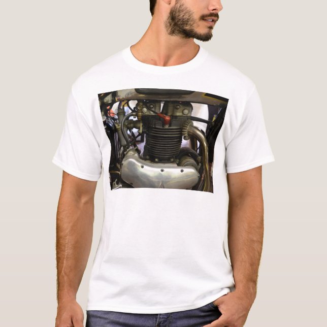 T-shirts Motor de BSA A7 (Frente)