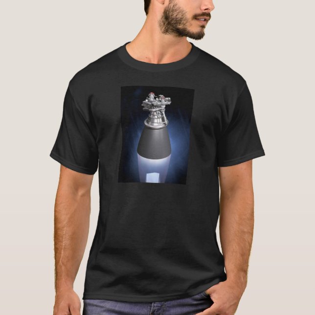 T-shirts Motor de J-2X Rocket (Frente)