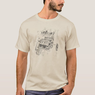 T-shirts Motor de V8