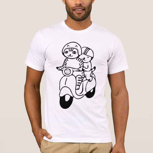 T-Shirts MOTORBIKE Cat (Frente)