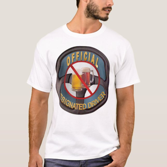 T-shirts Motorista designado (parte dianteira) (Frente)