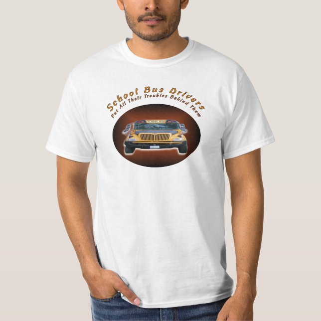 T-shirts Motoristas de auto escolar (Frente)