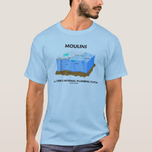 T-shirts Moulins A Glacier's Internal Plumbing System