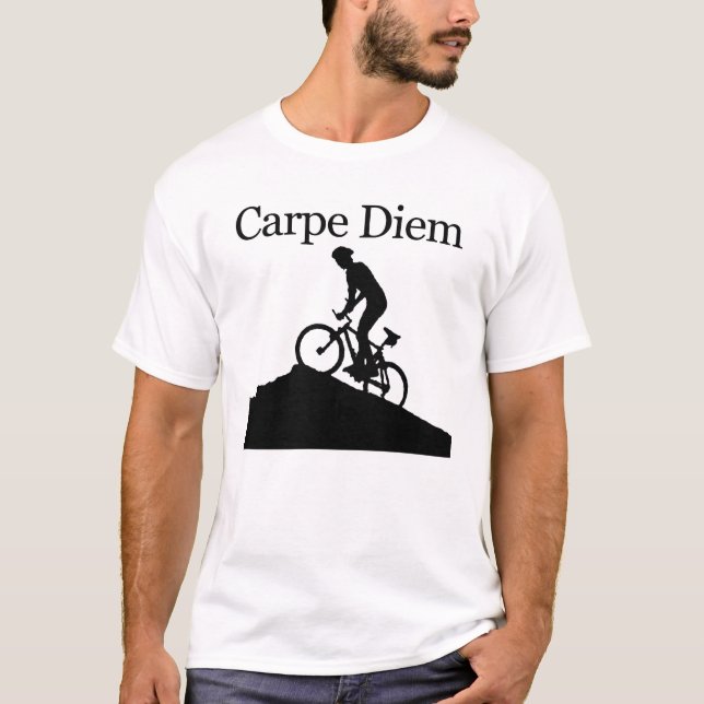 T-shirts Mountain bike de Carpe Diem (Frente)