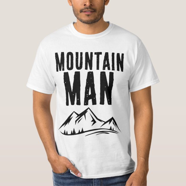 T-Shirts MOUNTAIN MAN APPALACHIA (Frente)