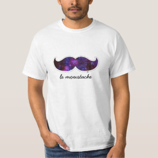 T-shirts moustache da galáxia