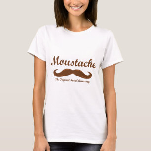 T-shirts Moustache - o acessório facial original