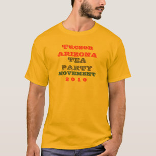 T-SHIRTS MOVIMENTO DO TEA PARTY DA ARIZONA DE TUCSON
