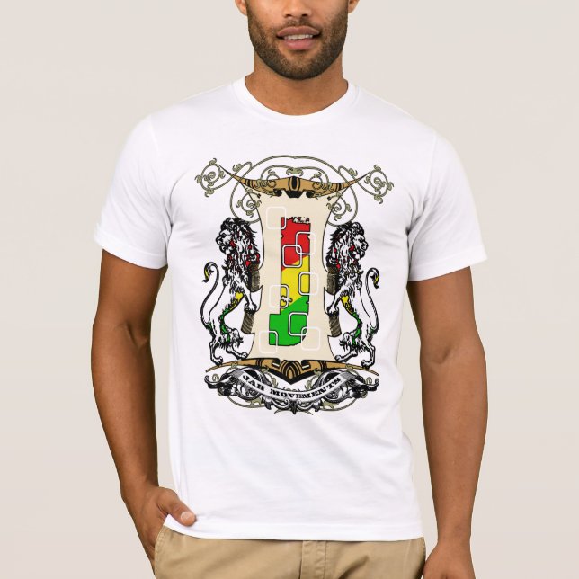 T-shirts Movimentos de Jah (Frente)