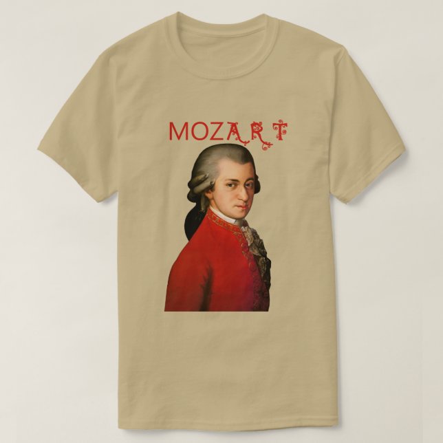 T-shirts mozART (Frente do Design)
