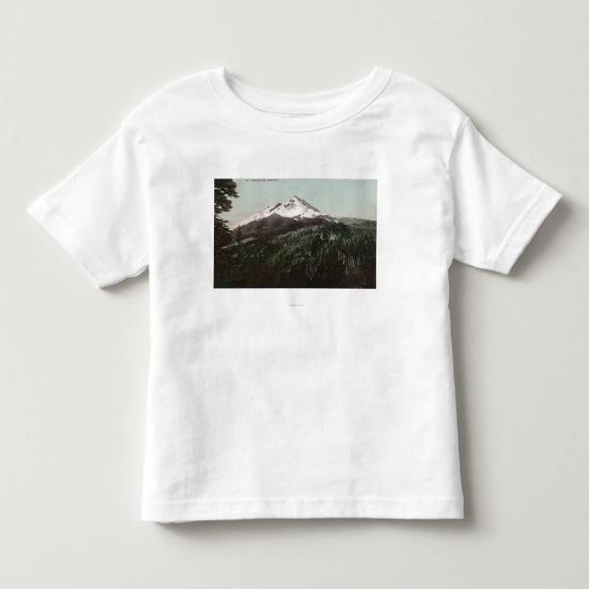 T-shirts Mt. Jefferson, Mountain View de Oregon (Frente)