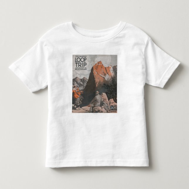 T-shirts Mt. McClellan & poster de viagens da viagem do (Frente)