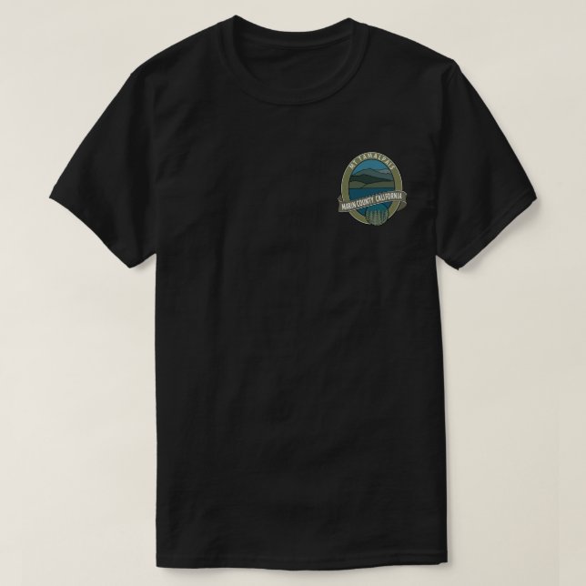 T-shirts Mt Tamalpais Marin County California (Frente do Design)