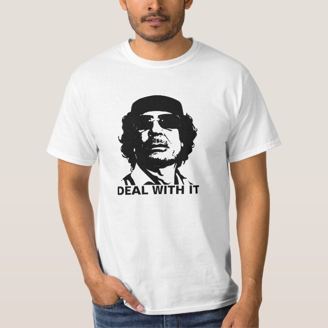 T-shirts Muammar Gaddafi (Frente)