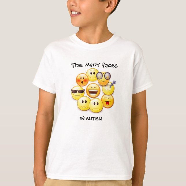 T-shirts Muitas faces (Frente)