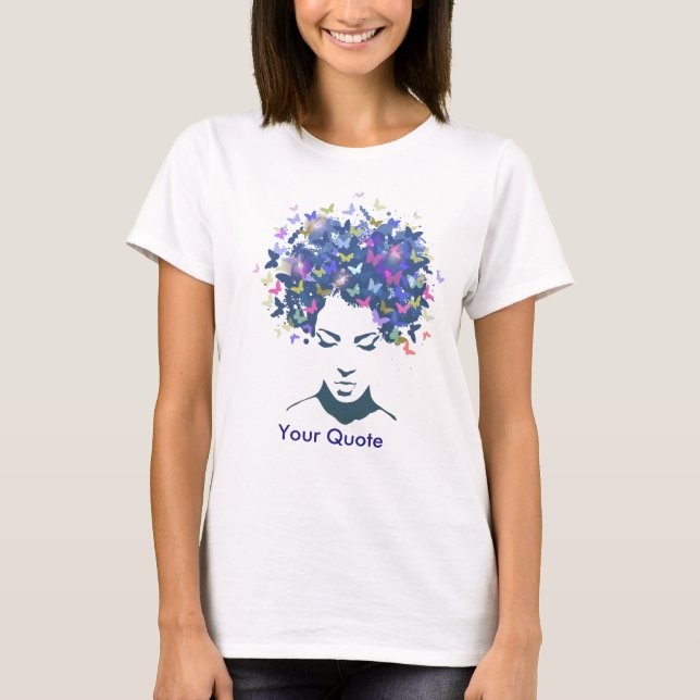 T-shirts Mulher da borboleta (Frente)
