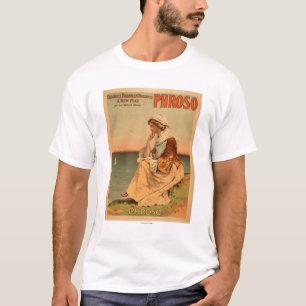 T-shirts Mulher de Phroso no poster teatral da praia
