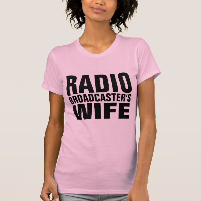 T-Shirts MULHER DE RADIO BROADCASTER (Frente)