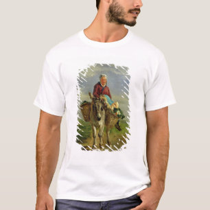 T-shirts Mulher do país que monta um asno