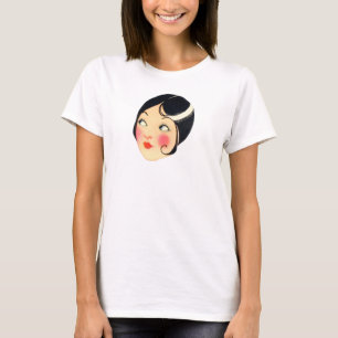 T-shirts Mulher-Flapper da Vintage de 1930