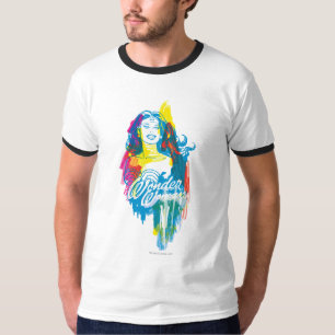 T-shirts Mulher Maravilha Colorido 1