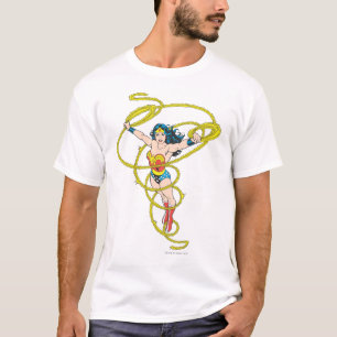 T-shirts Mulher-Maravilha em Laço