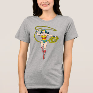 T-shirts Mulher Maravilha Laço sobre a Cabeça