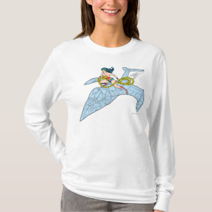 T-shirts Mulher Maravilha na nave espacial