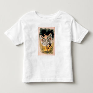 T-shirts Mulher na dança costuma na Poster da flor