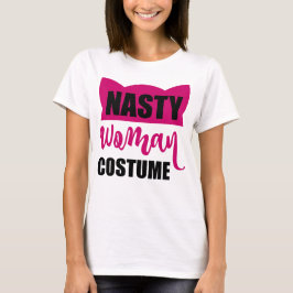 T-shirts Mulher Nojenta Figurina Rosa Pussy Gato Hat