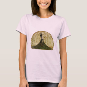 T-shirts Mulher numa saia de pavão
