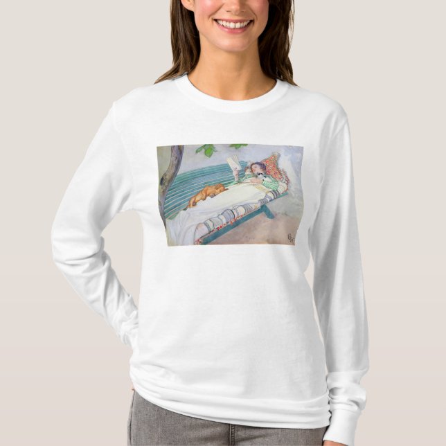 T-shirts Mulher que encontra-se em um banco, 1913 (Frente)