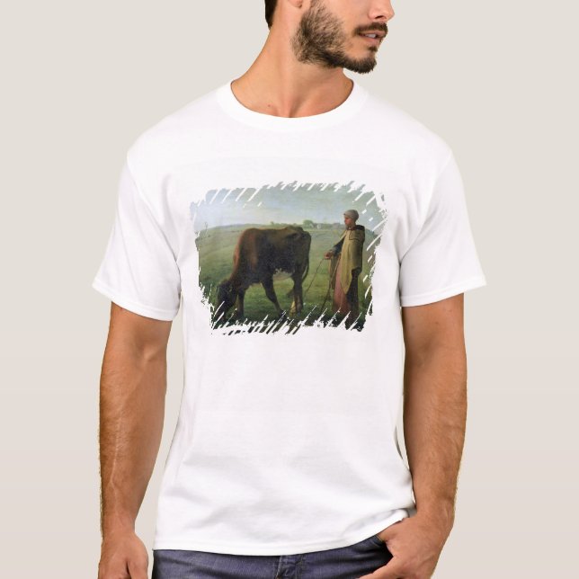 T-shirts Mulher que pasta sua vaca, 1858 (Frente)