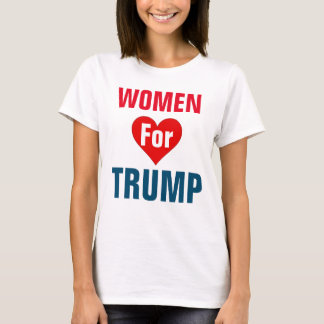 T-shirts Mulheres Pela Trump #WomenForTrump