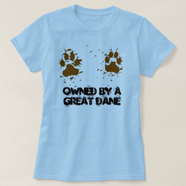 T-shirts Mulheres possuídas por great dane (Frente do Design)