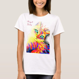 T-shirts Mulheres reais do gatinho superiores