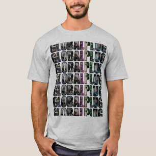 T-shirts Multi Tshirt cinzento do globalplug da cor