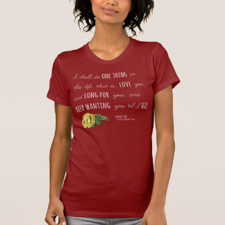 T-shirts Multidão de Madding "uma obscuridade floral da