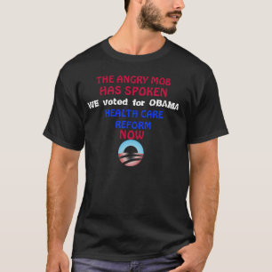 T-shirts Multidão irritada Obama