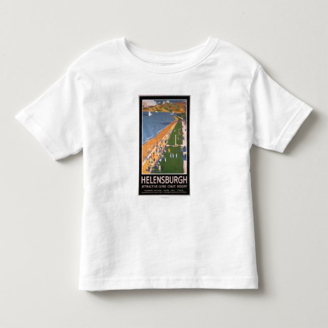 T-shirts Multidões ao longo do poster das estradas de ferro (Frente)