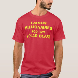 T-SHIRTS MULTIMILIONÁRIO E URSOS POLARES