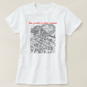T-shirts mundo da montanha russa