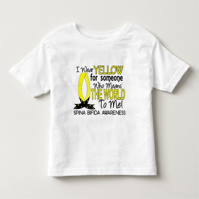 T-shirts Mundo dos meios a mim 1 Spina Bifida (Frente)