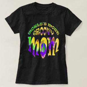 T-shirts Mundos a maioria de mamã Groovy